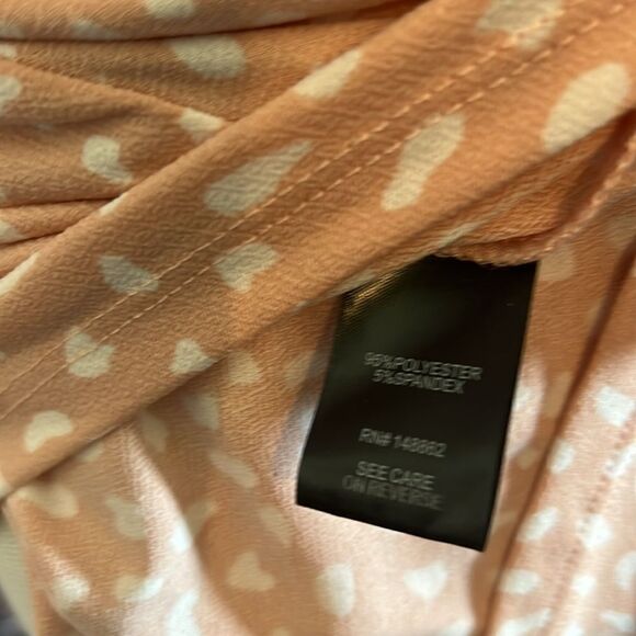 NWT Torrid Crepe Wrap Peplum Blouse - Picture 8 of 8